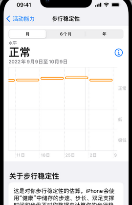 胡场镇iPhone手机维修如何在iPhone开启'步行稳定性通知'